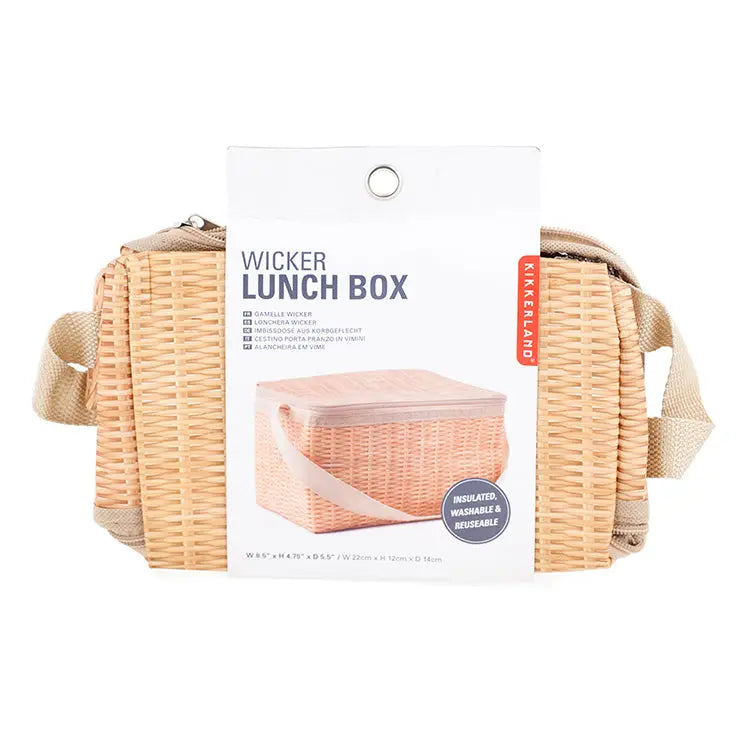 Wicker Lunch Box