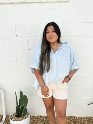 Baby Blue Inlet Top