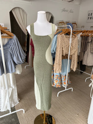 Combo Sweater Dress