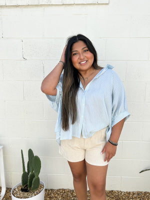 Baby Blue Inlet Top