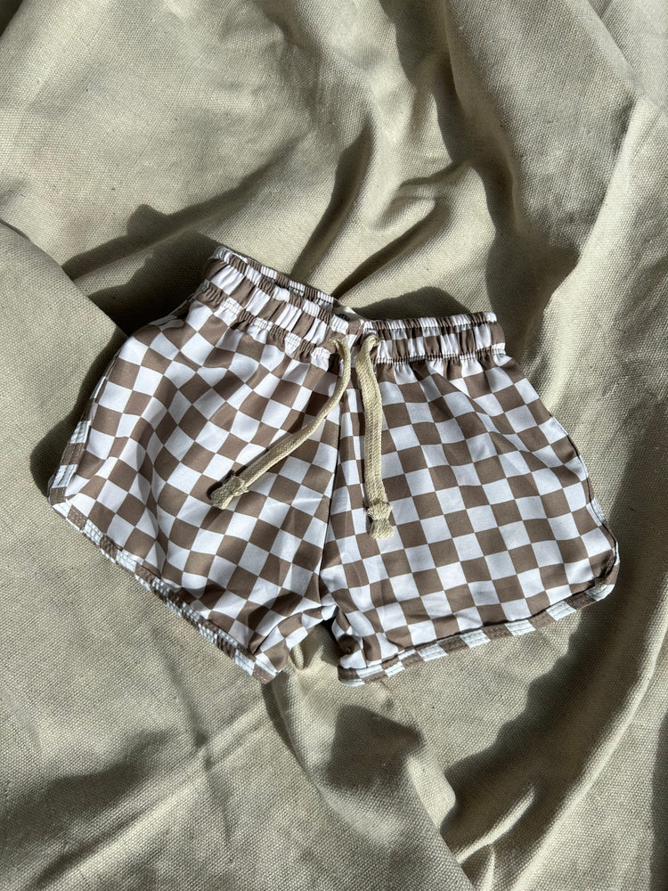 Checkered shorts sales