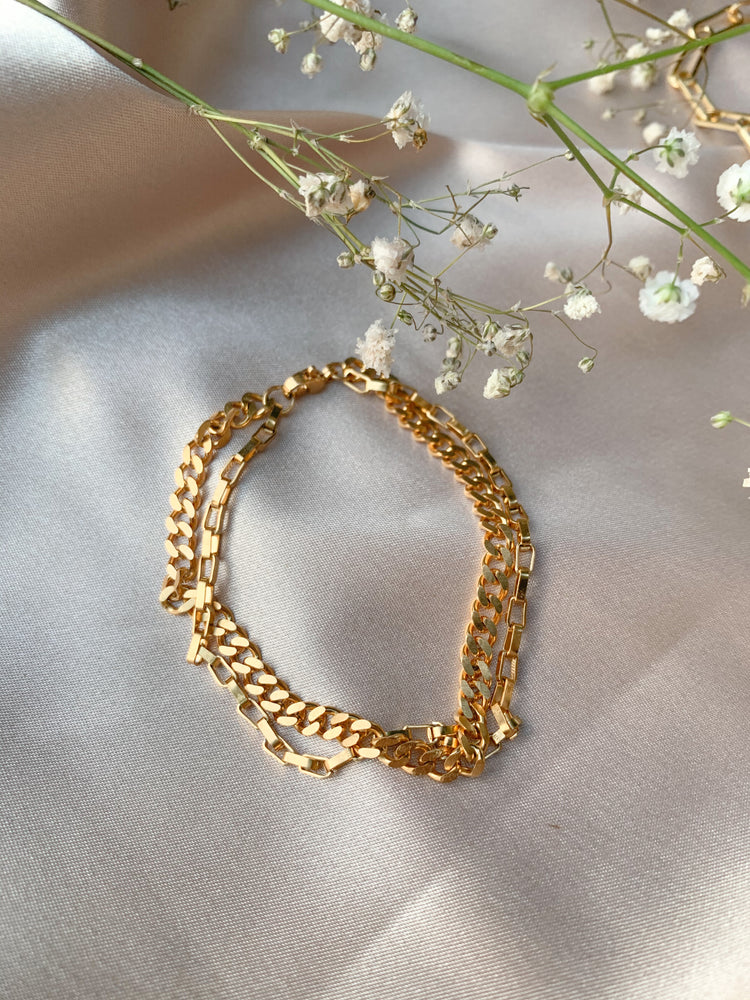 Mirmar double gold bracelet