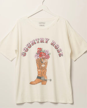 Country Rose Graphic Tee
