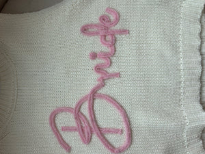 Bride Sweater Vest