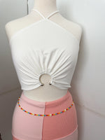 Colorful chain waist