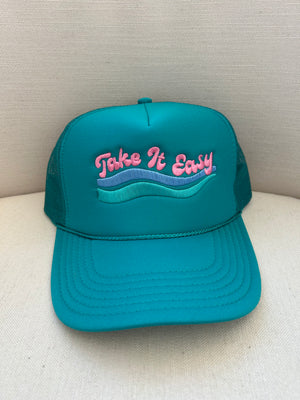Take it easy Teal Hat