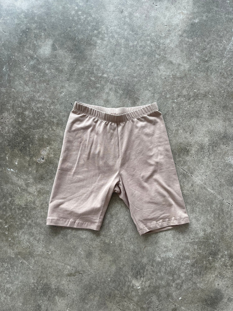 Taupe biker shorts